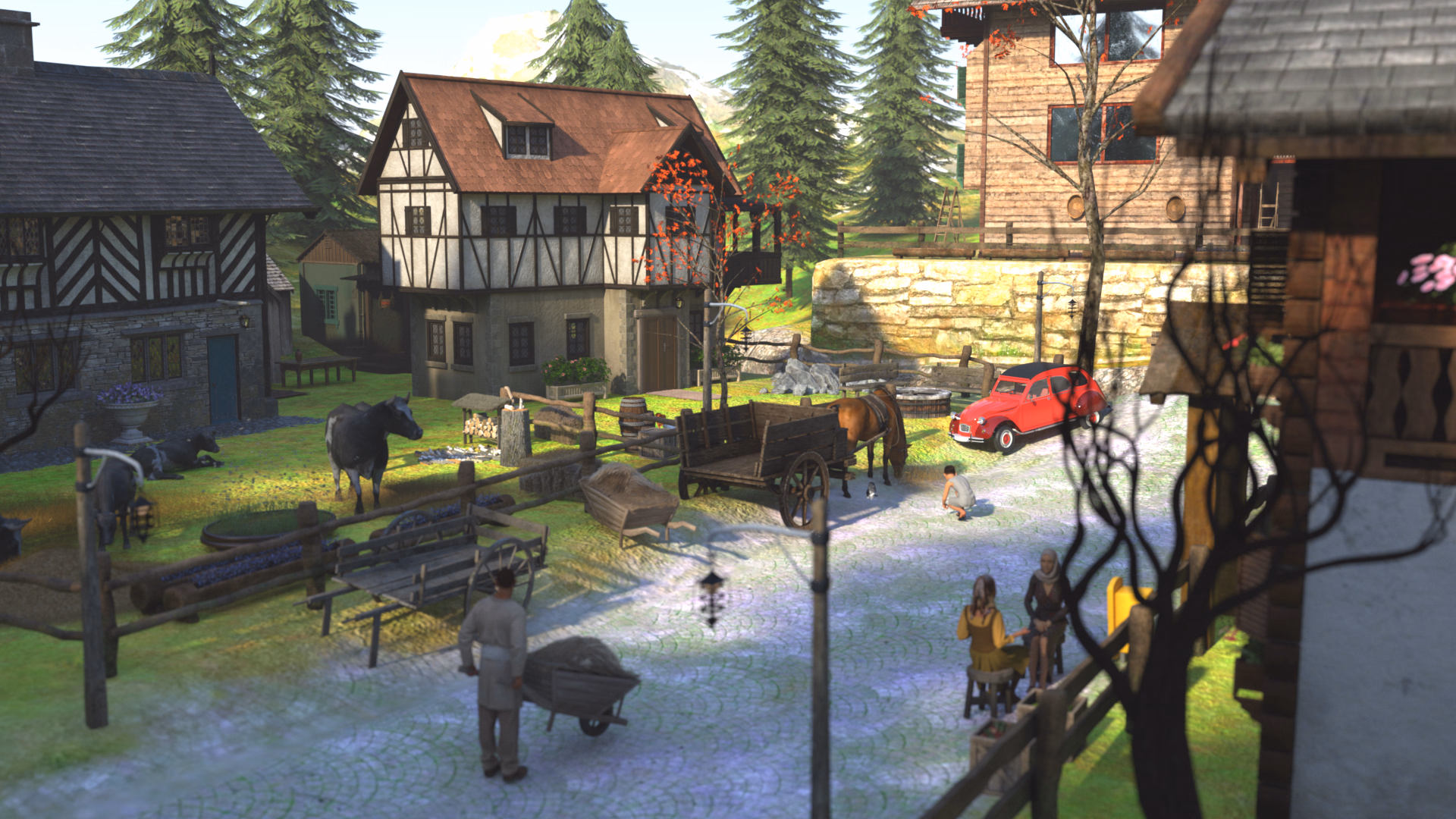 VN Ren'Py Amir; The Village Hero [v0.1] [Monia]