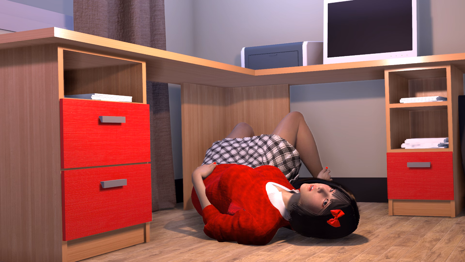 Unity Completed Korean GIRLS: Naughty at Home [v1.0] [RedHub VR]
