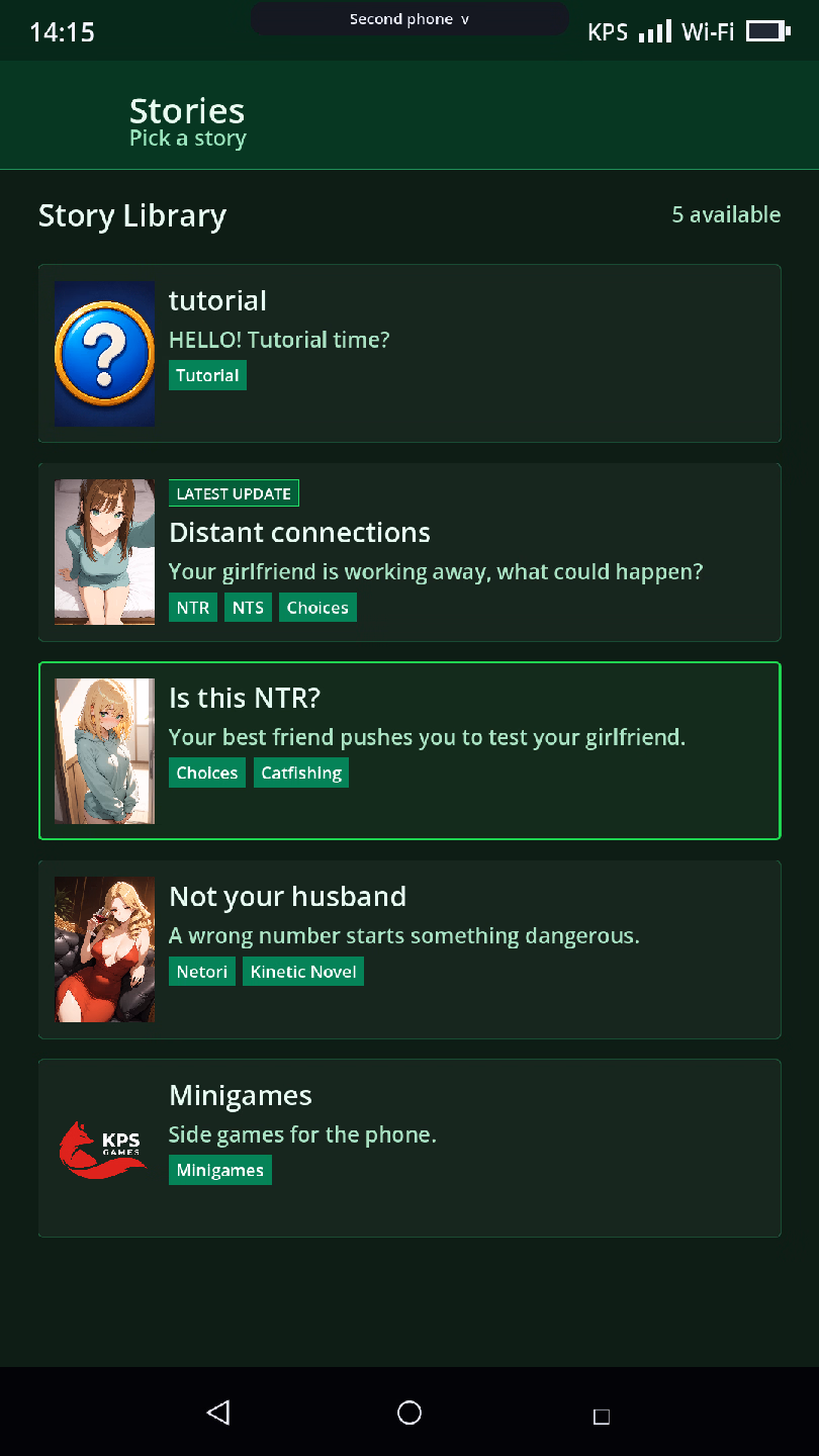 VN Godot Sexting Sim Stories [v0.6.1] [Kesash] screenshot