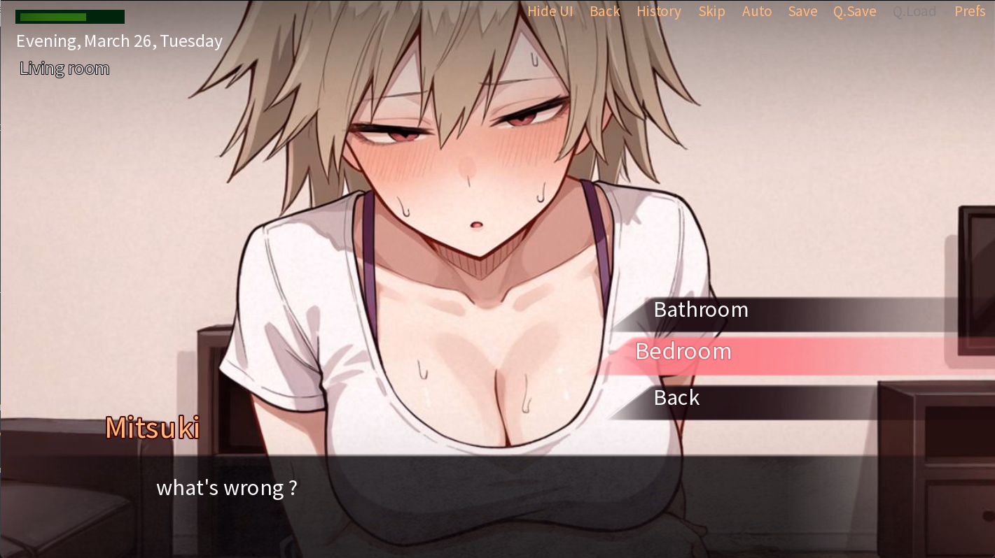 Ren'Py Completed A Night With Mitsuki Bakugou EXTRA [Final] [DoujinSoft] screenshot