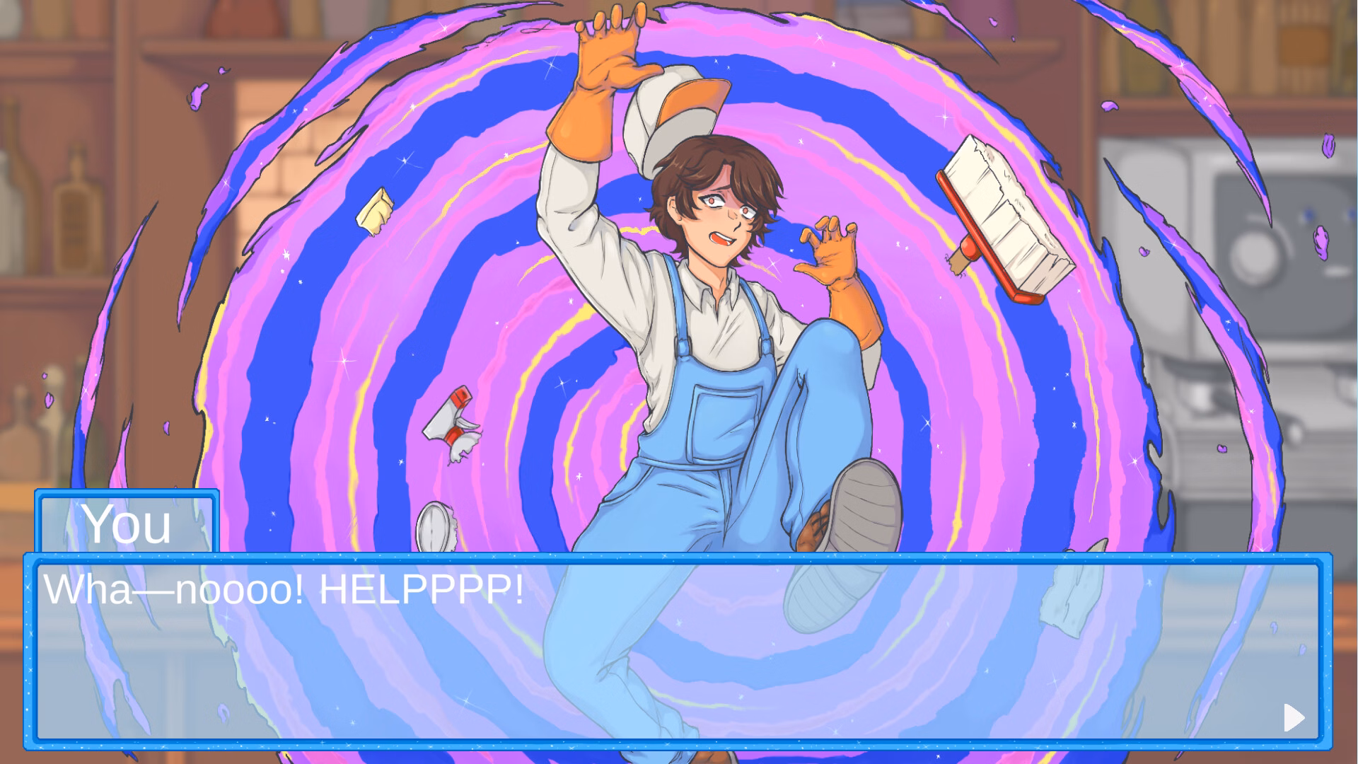 Unity Help Me Cleaner Sama! - I Got Isekai’d to Clean Monster Girl Basements [Demo] [NyakuGames] screenshot