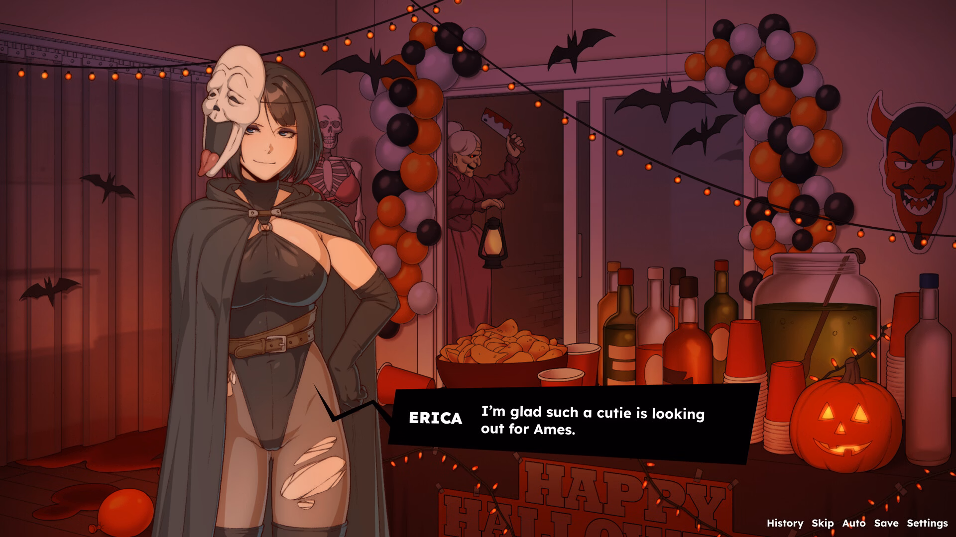 VN Ren'Py Benefitship: The Hallowed Wiener [Demo] [RFH Games] screenshot