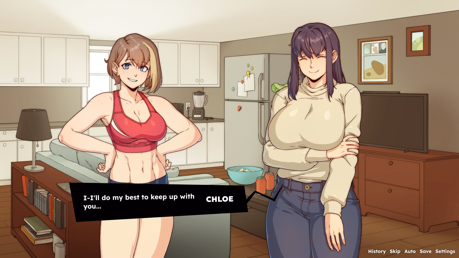 VN Ren'Py Benefitship: The Hallowed Wiener [Demo] [RFH Games] screenshot