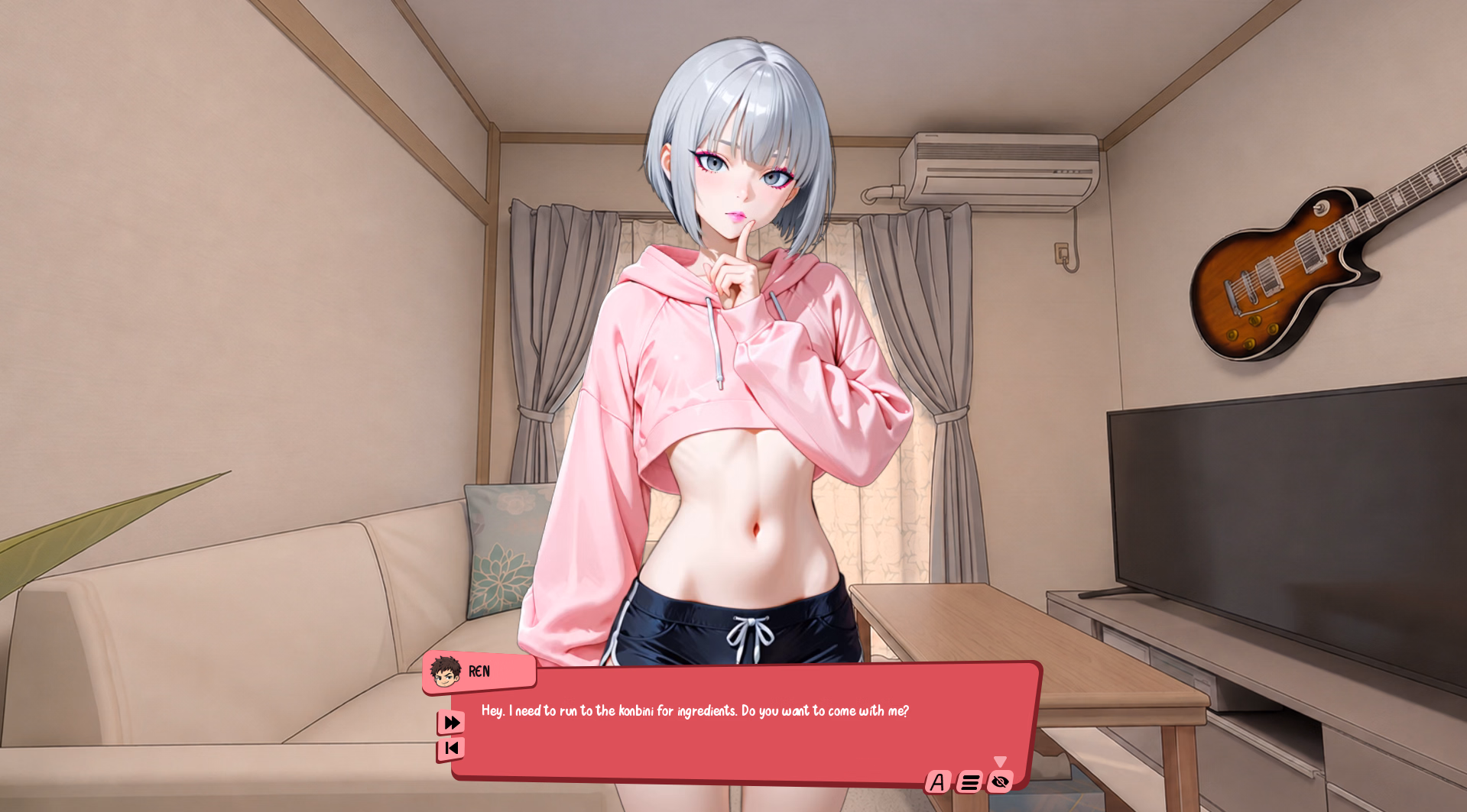 VN Ren'Py The Femboy Neighbor [v1.0 Demo] [Cravefall] screenshot