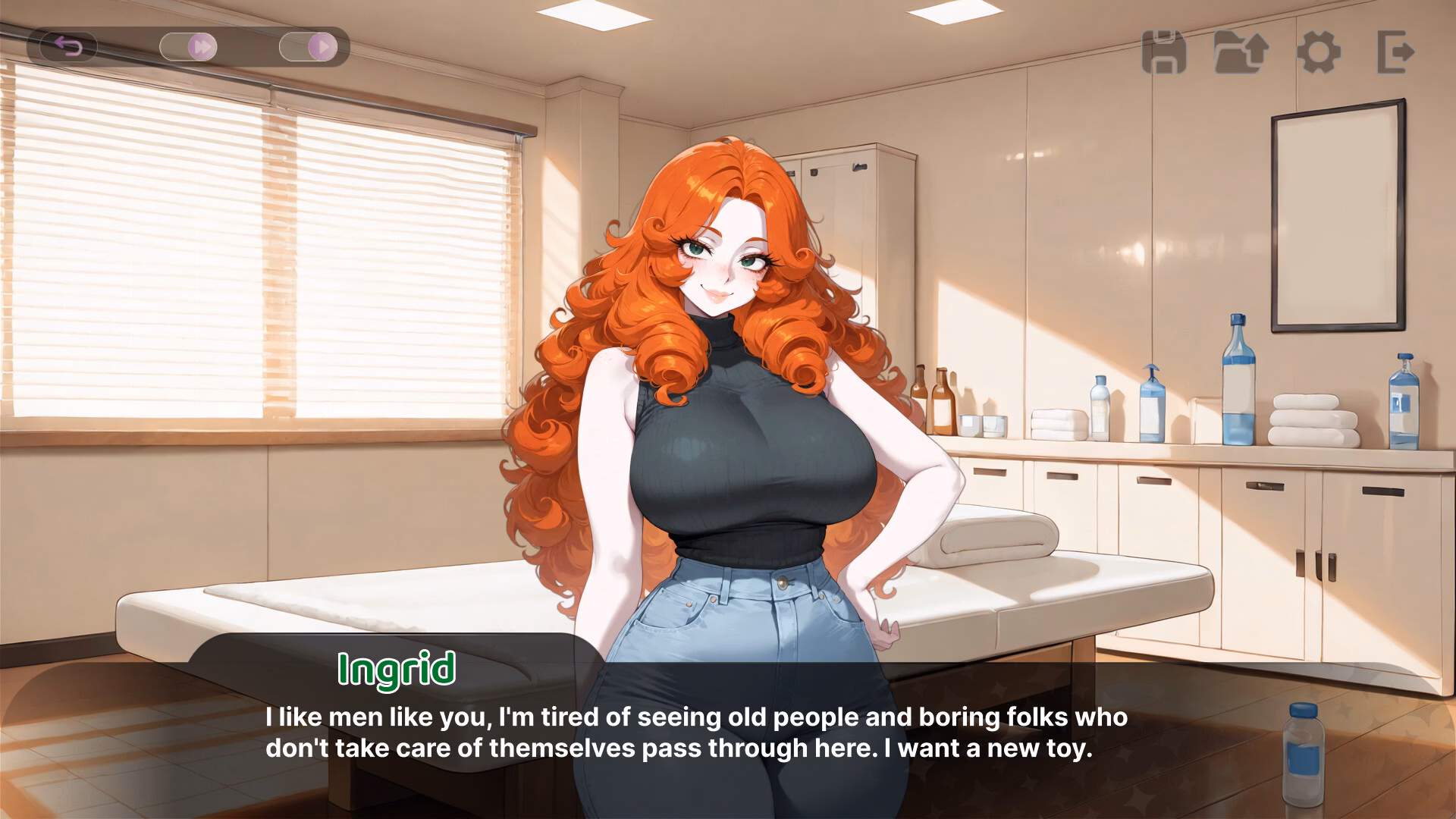VN Unity Completed Horny Massage Clinic [Final] [Fantasy Games] screenshot