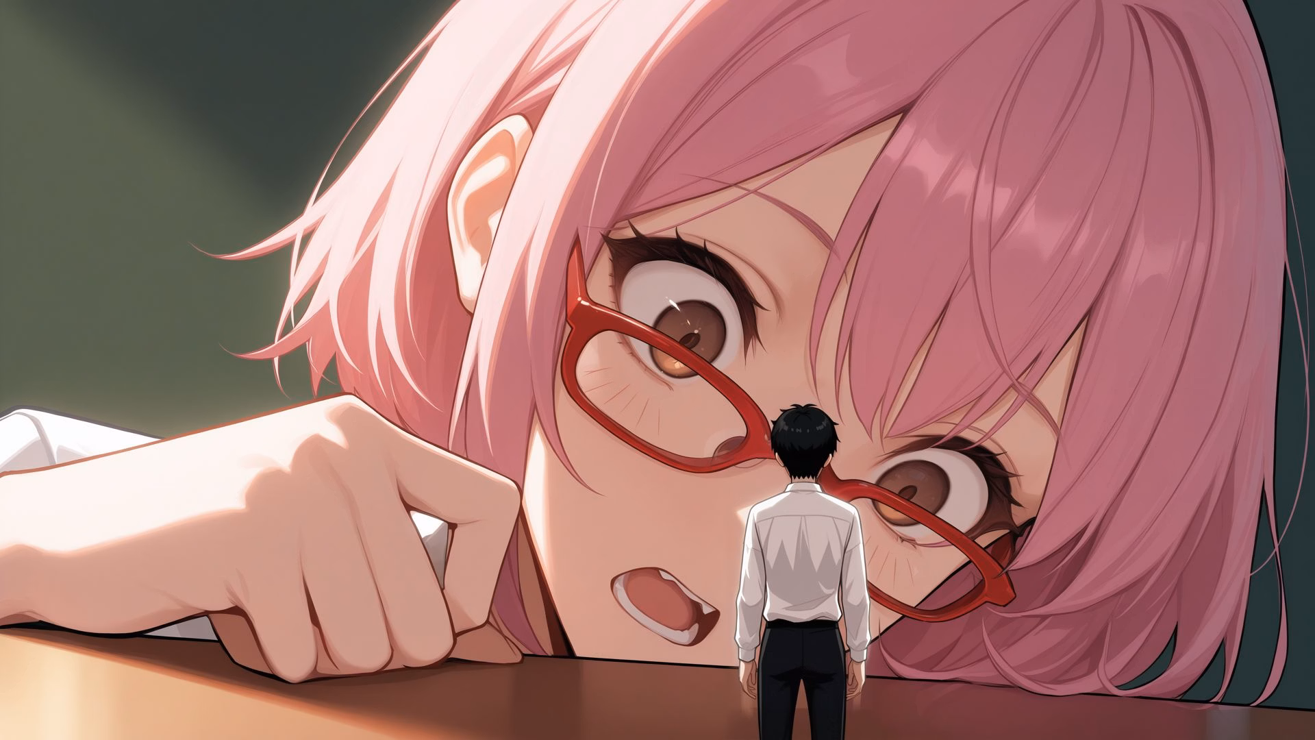 VN Ren'Py Into the Portal: Giantess world journey [Alpha v0.01] [AGOGAMES] screenshot