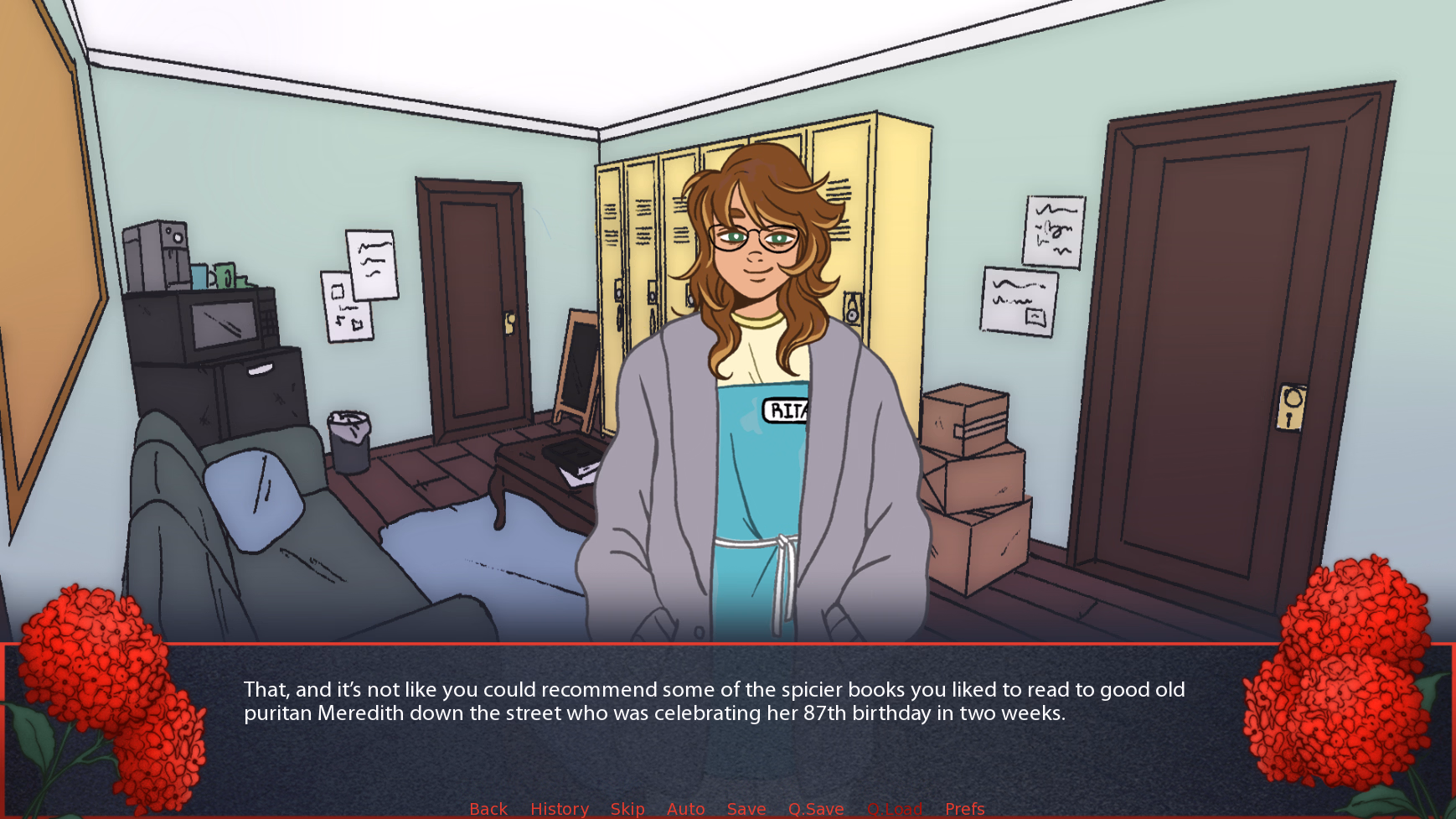 VN Ren'Py Crimson Hydrangea [v3] [Phantom Legume] screenshot
