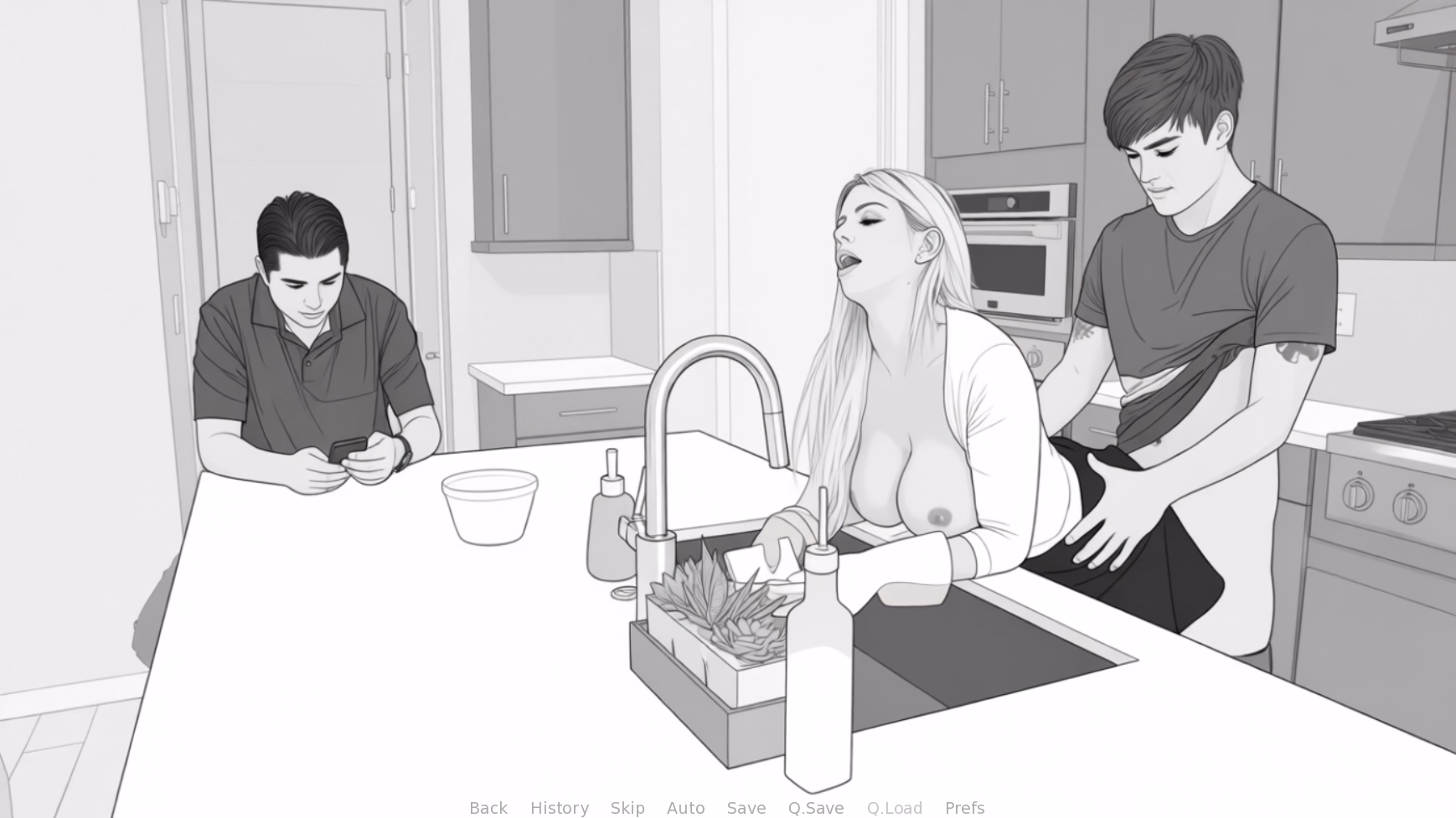 VN Ren'Py Completed Uncles Hospitality [Final] [DRAGGONE STUDIO] screenshot