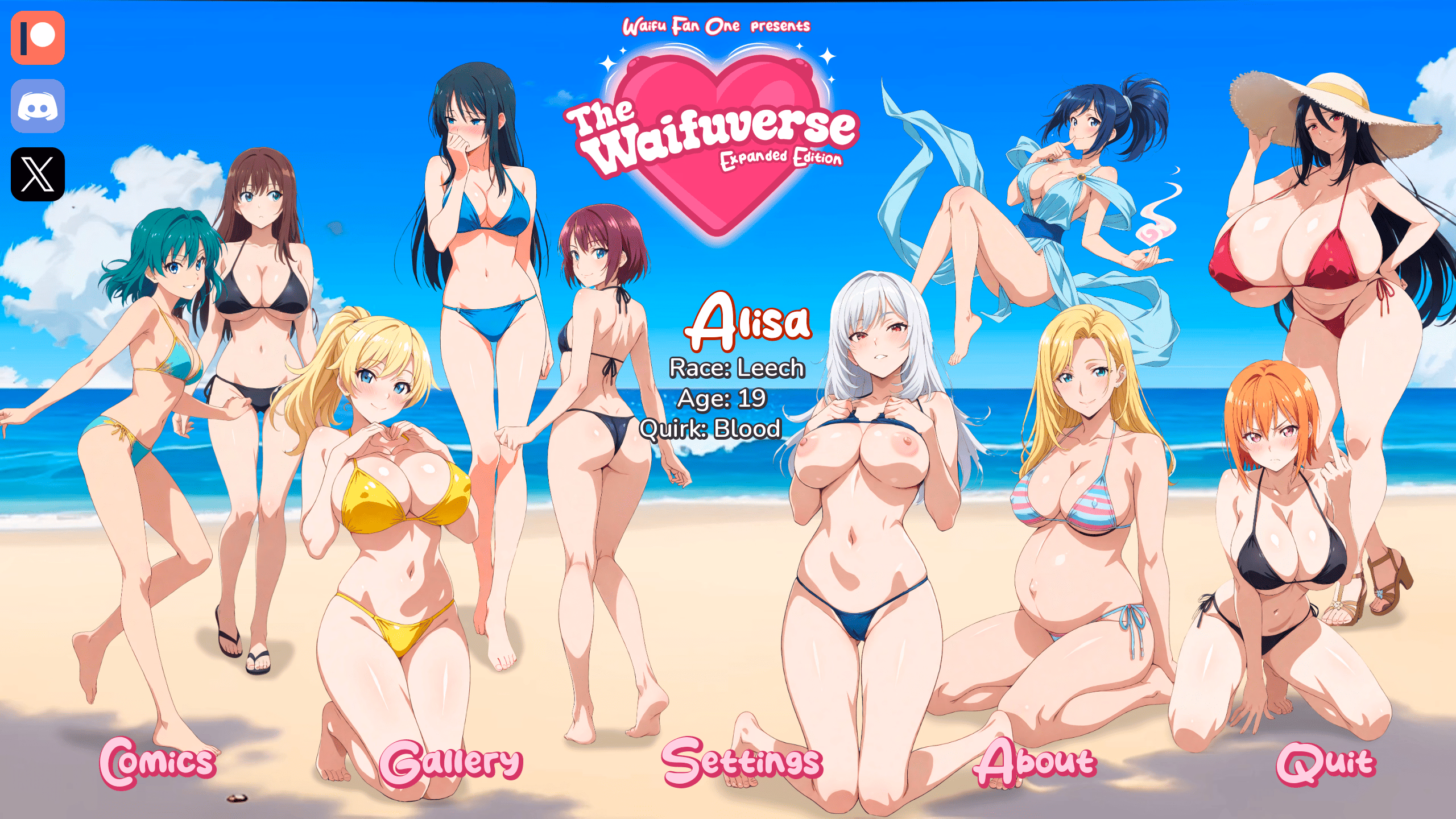 Collection VN Ren'Py The Waifuverse - Expanded Edition [v0.1] [Waifu Fan One] screenshot