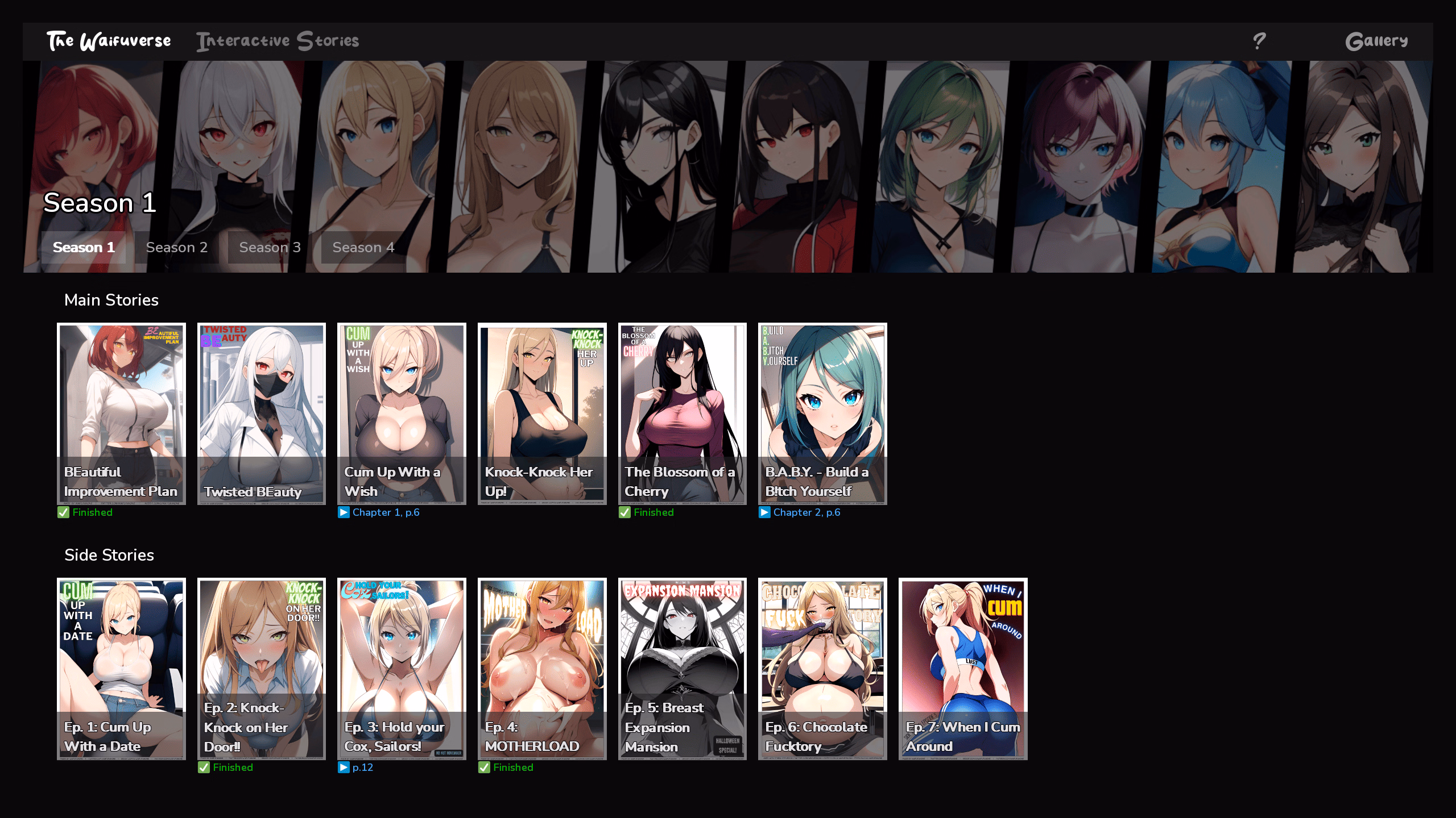 Collection VN Ren'Py The Waifuverse - Expanded Edition [v0.1] [Waifu Fan One] screenshot