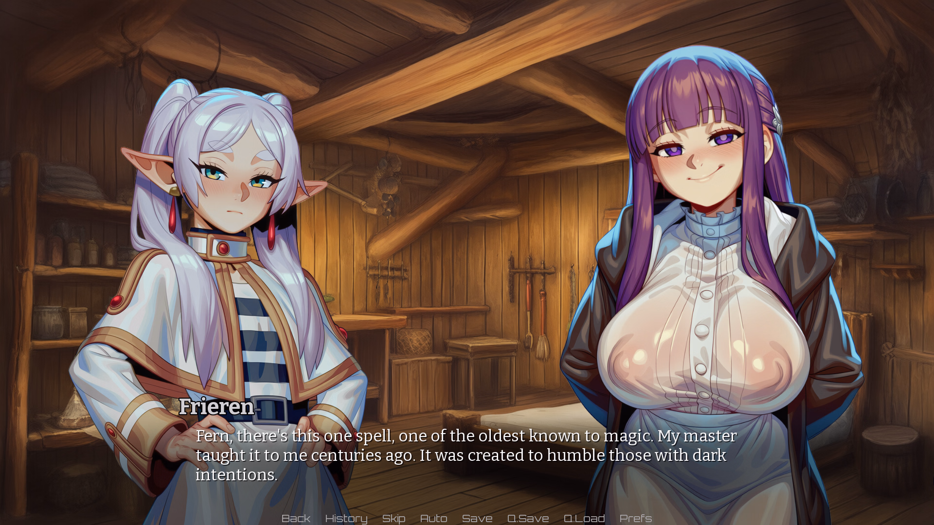 VN Ren'Py Logout Denied: How I, the Beta Tester, Became Trapped in a Futanari-Dominated VR Simulation [v0.3] [NaughtyMosquito] screenshot